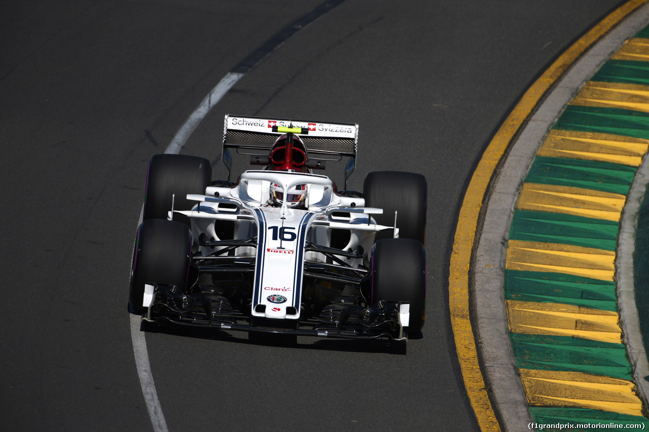 GP AUSTRALIA, 23.03.2018 - Prove Libere 1, Charles Leclerc (MON) Sauber C37