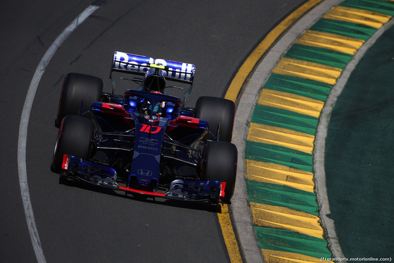 GP AUSTRALIA, 23.03.2018 - Prove Libere 1, Pierre Gasly (FRA) Scuderia Toro Rosso STR13