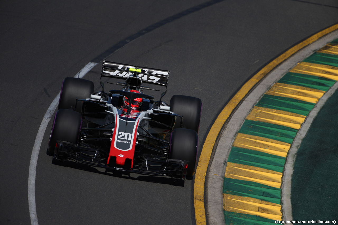 GP AUSTRALIA, 23.03.2018 - Prove Libere 1, Kevin Magnussen (DEN) Haas F1 Team VF-18