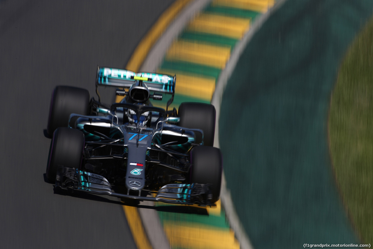 GP AUSTRALIA, 23.03.2018 - Prove Libere 1, Valtteri Bottas (FIN) Mercedes AMG F1 W09
