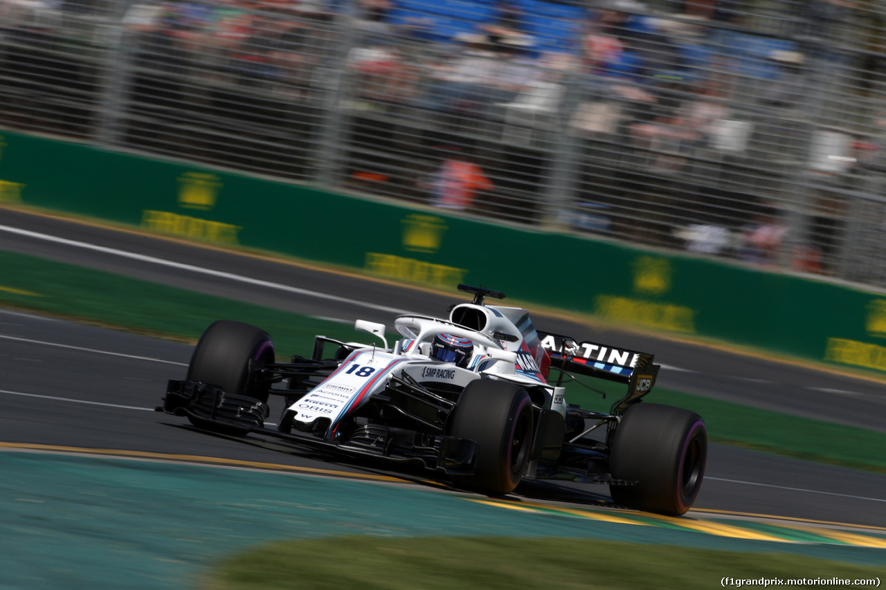 GP AUSTRALIA, 23.03.2018 - Prove Libere 1, Lance Stroll (CDN) Williams FW41