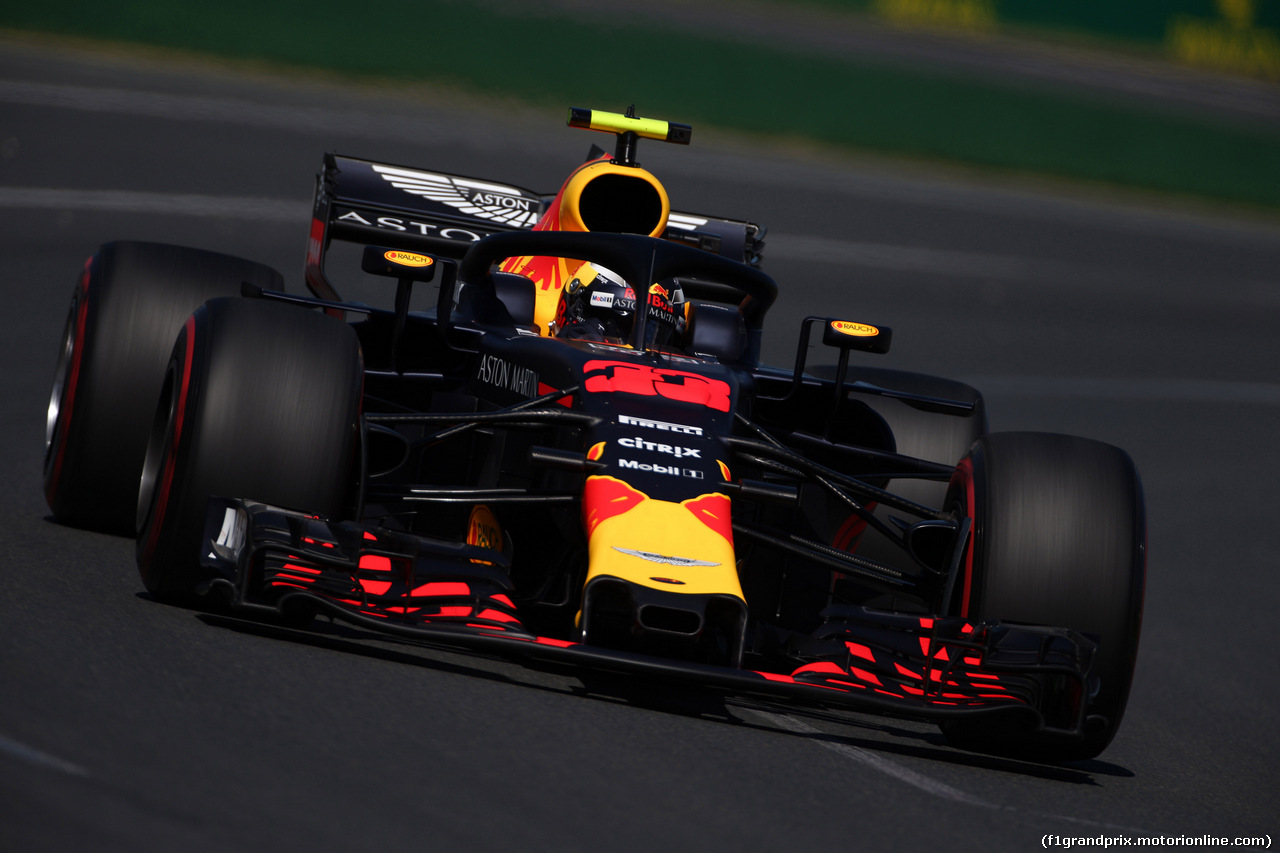 GP AUSTRALIA, 23.03.2018 - Prove Libere 1, Max Verstappen (NED) Red Bull Racing RB14