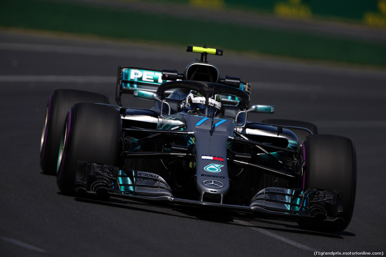 GP AUSTRALIA, 23.03.2018 - Prove Libere 1, Valtteri Bottas (FIN) Mercedes AMG F1 W09