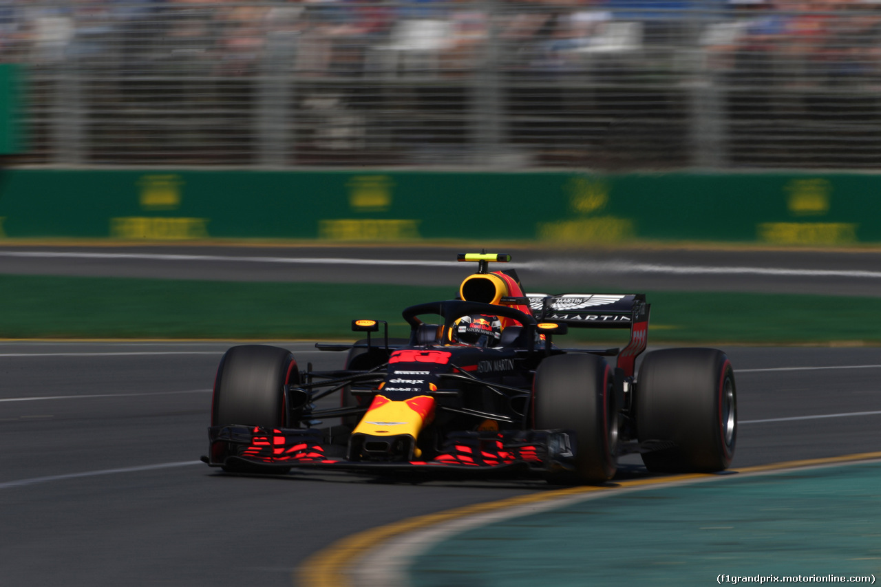 GP AUSTRALIA, 23.03.2018 - Prove Libere 1, Max Verstappen (NED) Red Bull Racing RB14