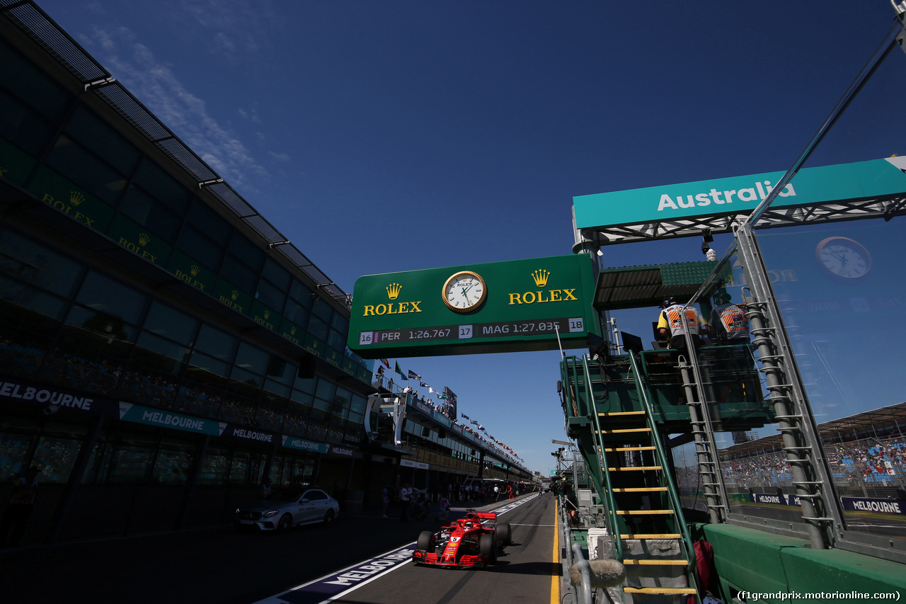 GP AUSTRALIA, 23.03.2018 - Prove Libere 1, Sebastian Vettel (GER) Ferrari SF71H