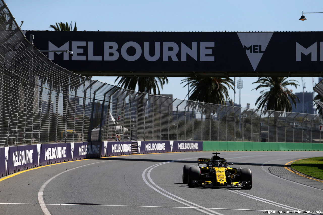 GP AUSTRALIA, 23.03.2018 - Prove Libere 1, Nico Hulkenberg (GER) Renault Sport F1 Team RS18