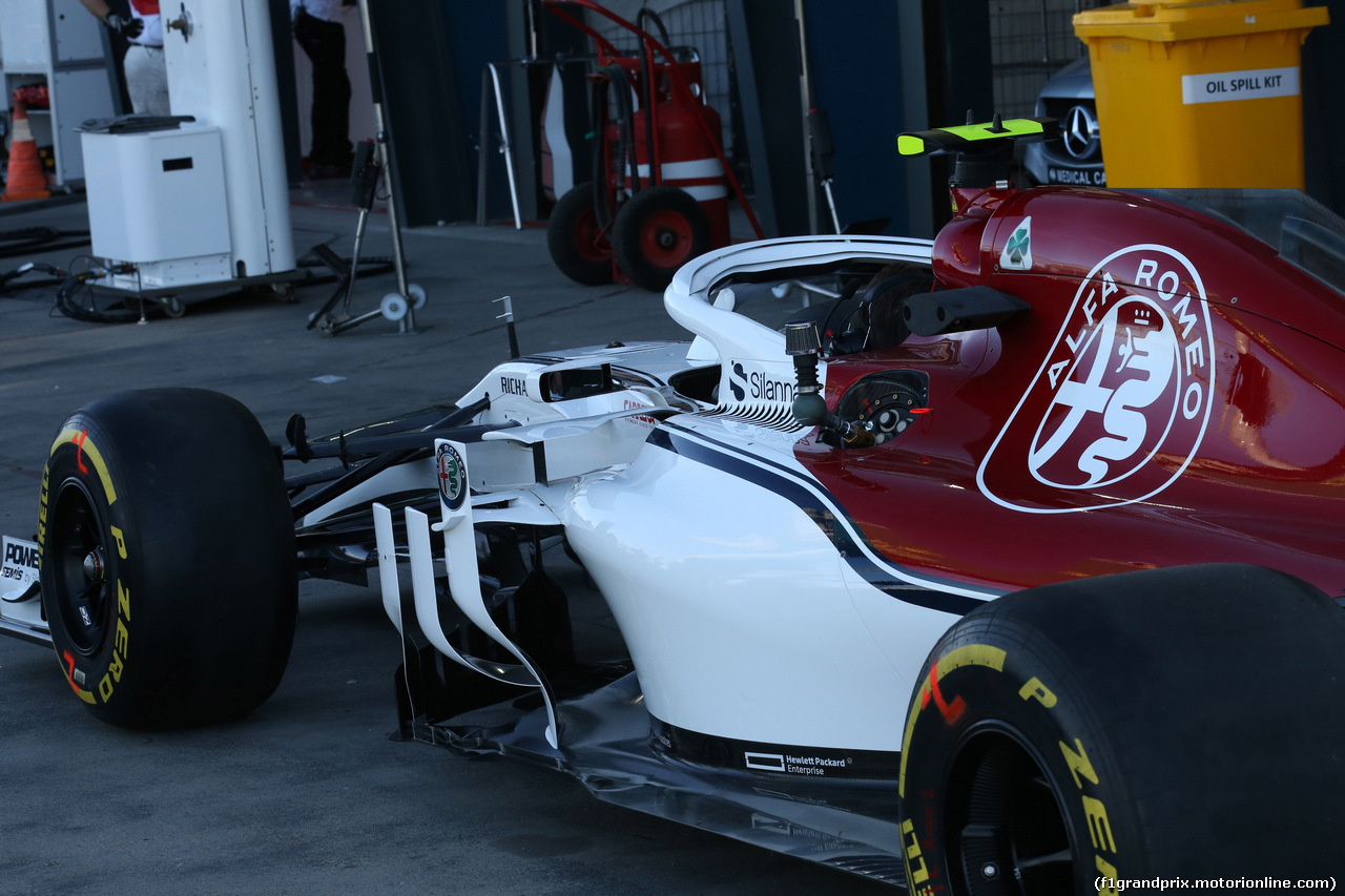 GP AUSTRALIA, 23.03.2018 - Prove Libere 1, Sauber C37, detail