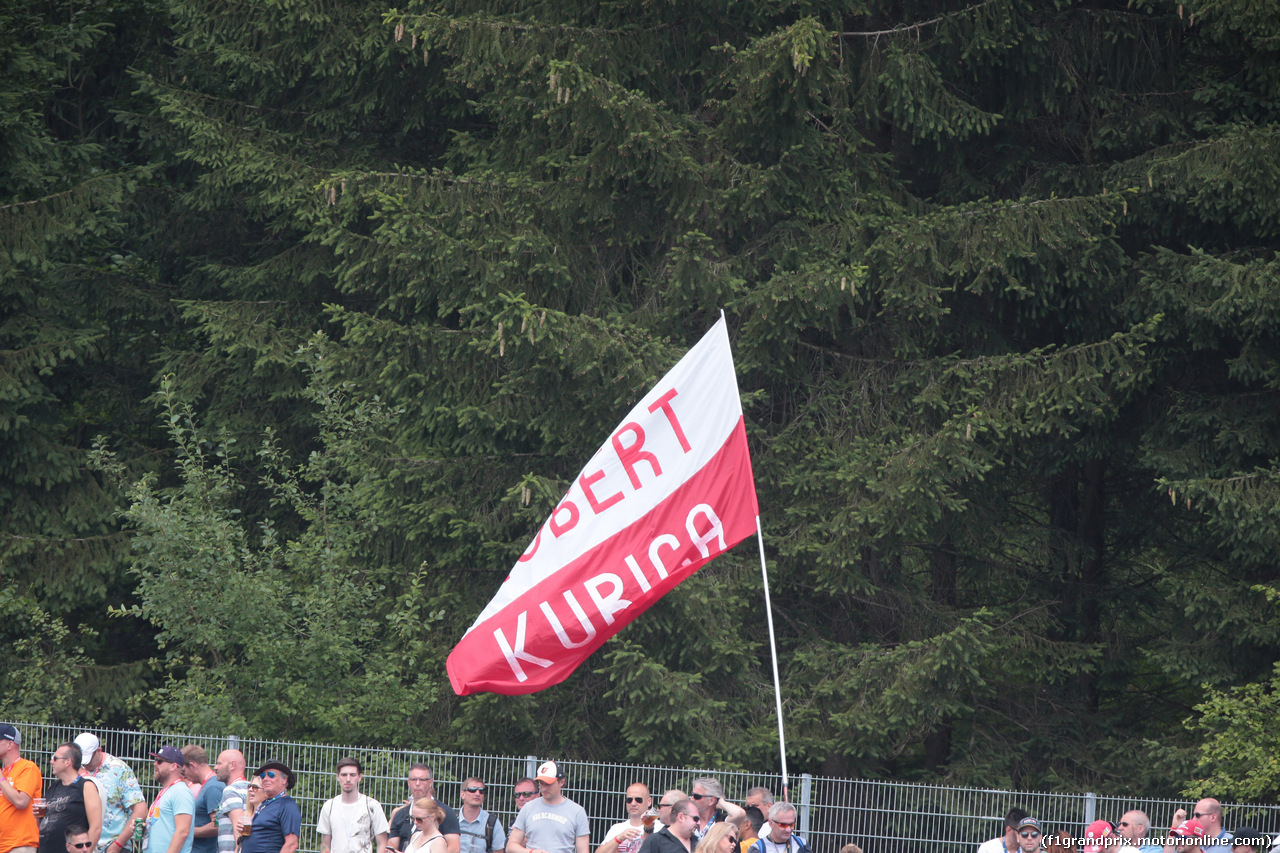 GP AUSTRIA, 30.06.2018- Qualifiche, Robert Kubica (POL) Williams Reserve e Development Driver flag