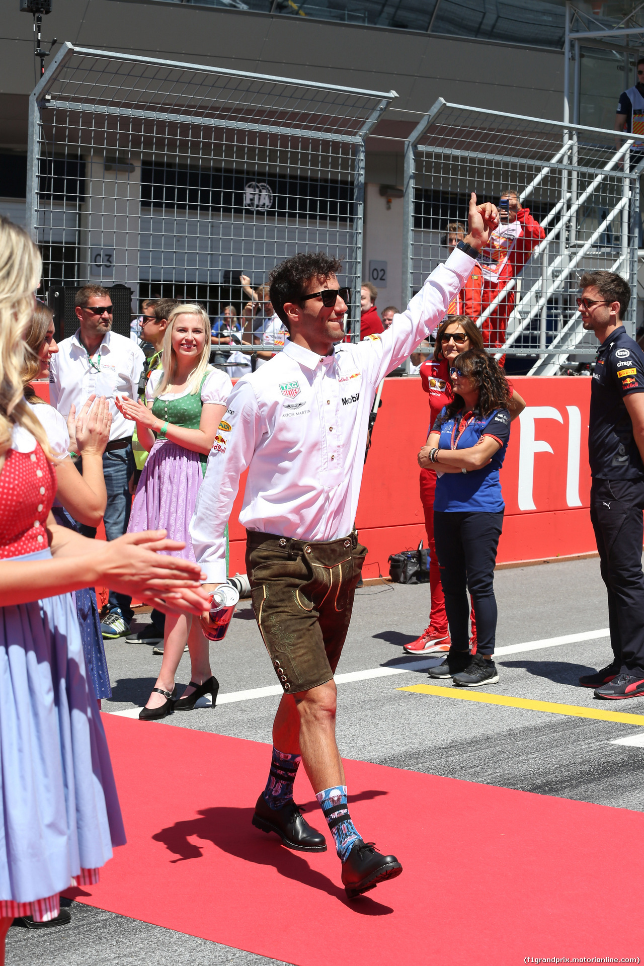 GP AUSTRIA, 01.07.2018- Daniel Ricciardo (AUS) Red Bull Racing RB14