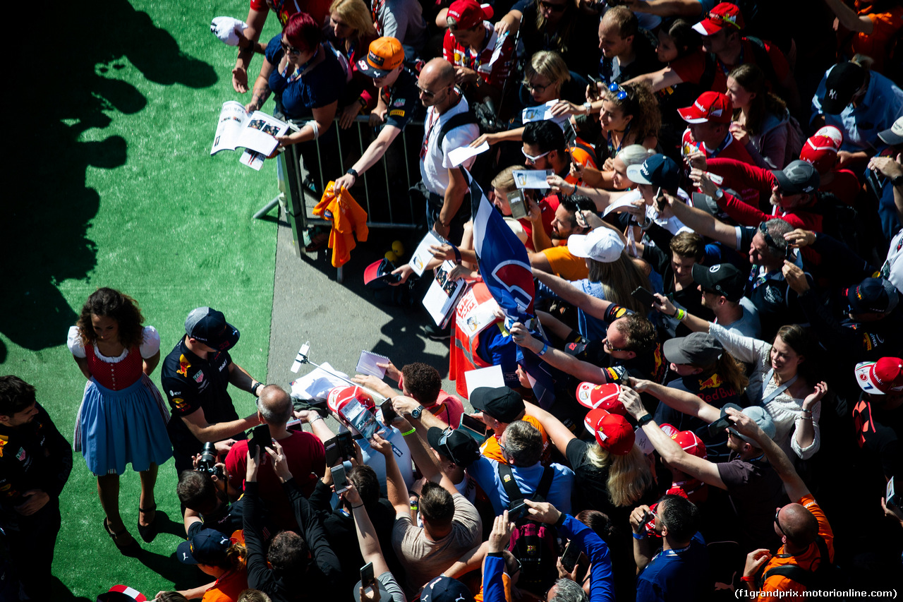 GP AUSTRIA, 01.07.2018- Max Verstappen (NED) Red Bull Racing RB14