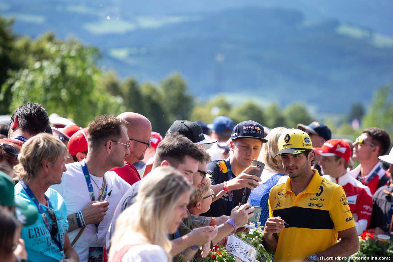 GP AUSTRIA, 01.07.2018- Carlos Sainz Jr (ESP) Renault Sport F1 Team RS18