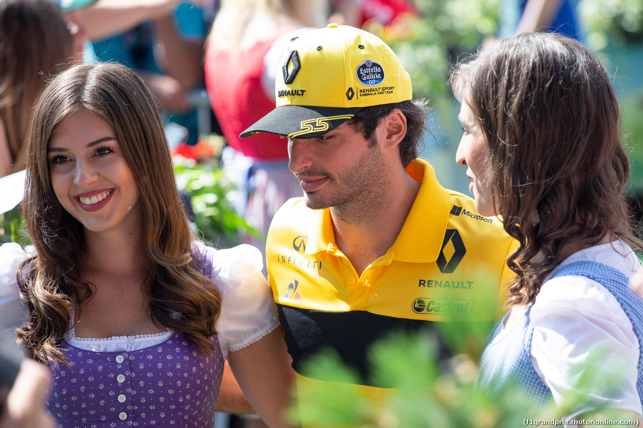 GP AUSTRIA, 01.07.2018- Carlos Sainz Jr (ESP) Renault Sport F1 Team RS18