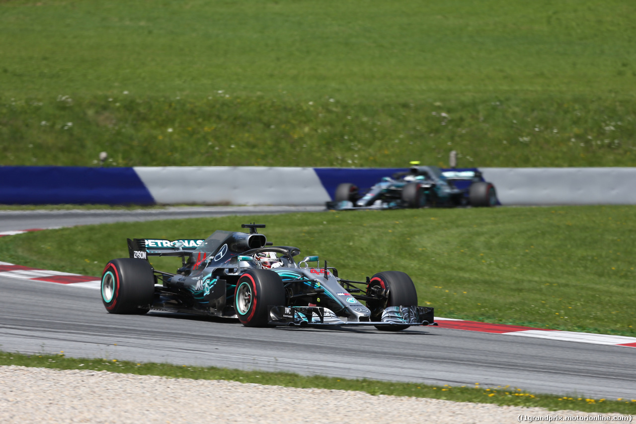 GP AUSTRIA, 01.07.2018- race, Lewis Hamilton (GBR) Mercedes AMG F1 W09
