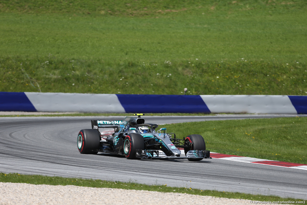 GP AUSTRIA, 01.07.2018- race, Valtteri Bottas (FIN) Mercedes AMG F1 W09