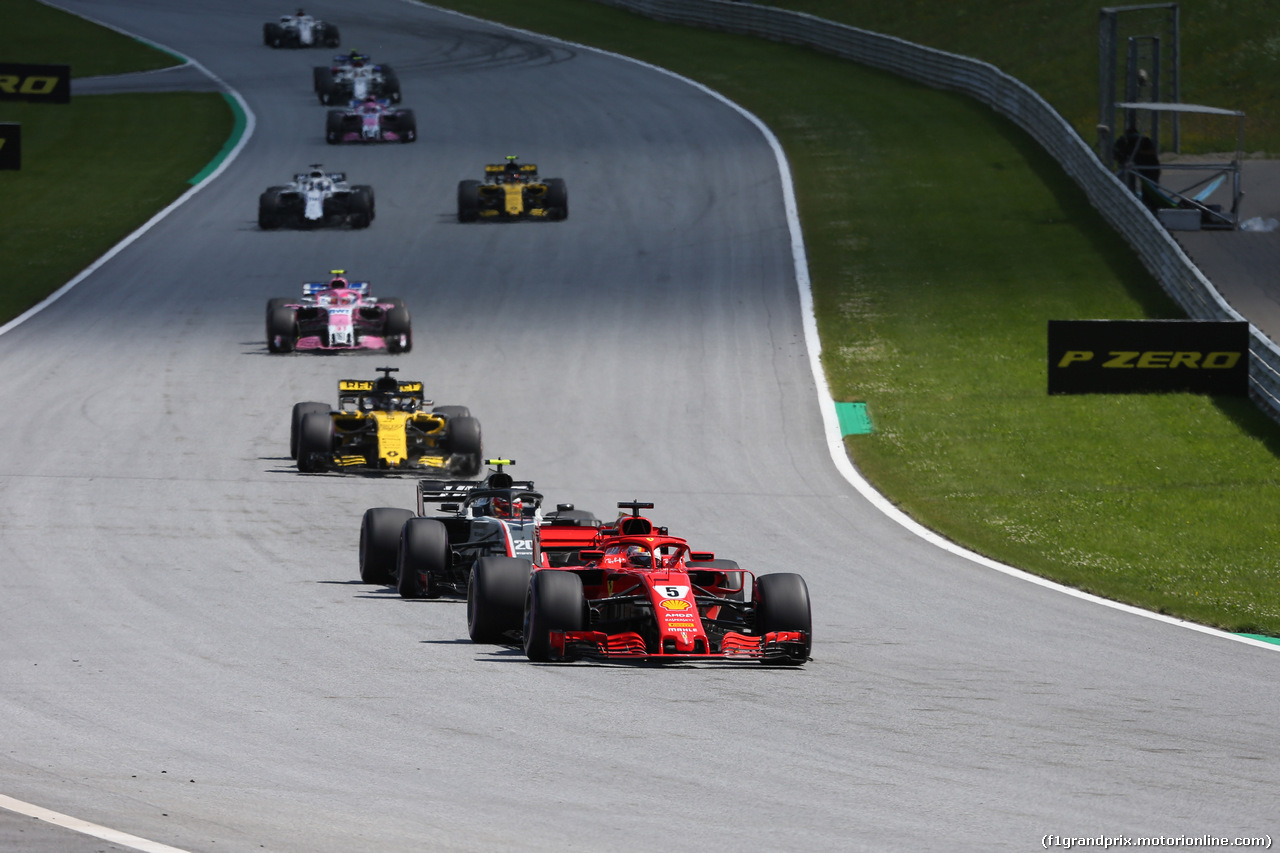 GP AUSTRIA, 01.07.2018- race, Sebastian Vettel (GER) Ferrari SF71H