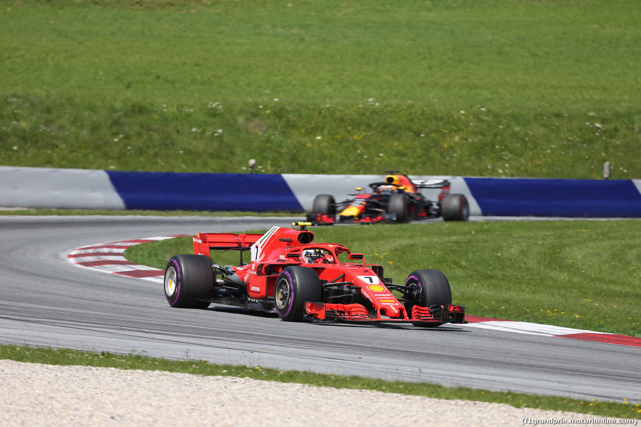 GP AUSTRIA, 01.07.2018- race, Kimi Raikkonen (FIN) Ferrari SF71H