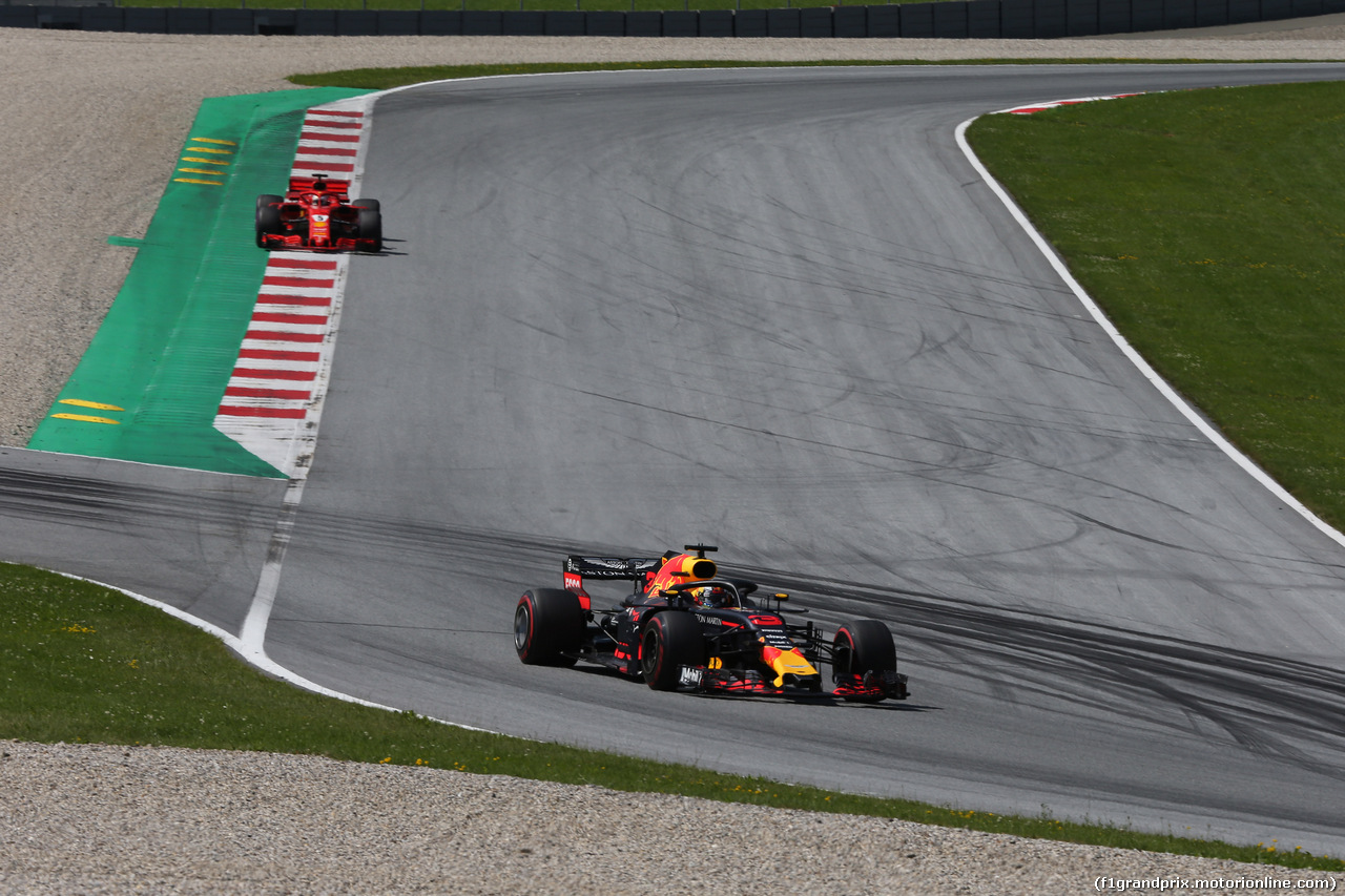 GP AUSTRIA, 01.07.2018- race, Daniel Ricciardo (AUS) Red Bull Racing RB14