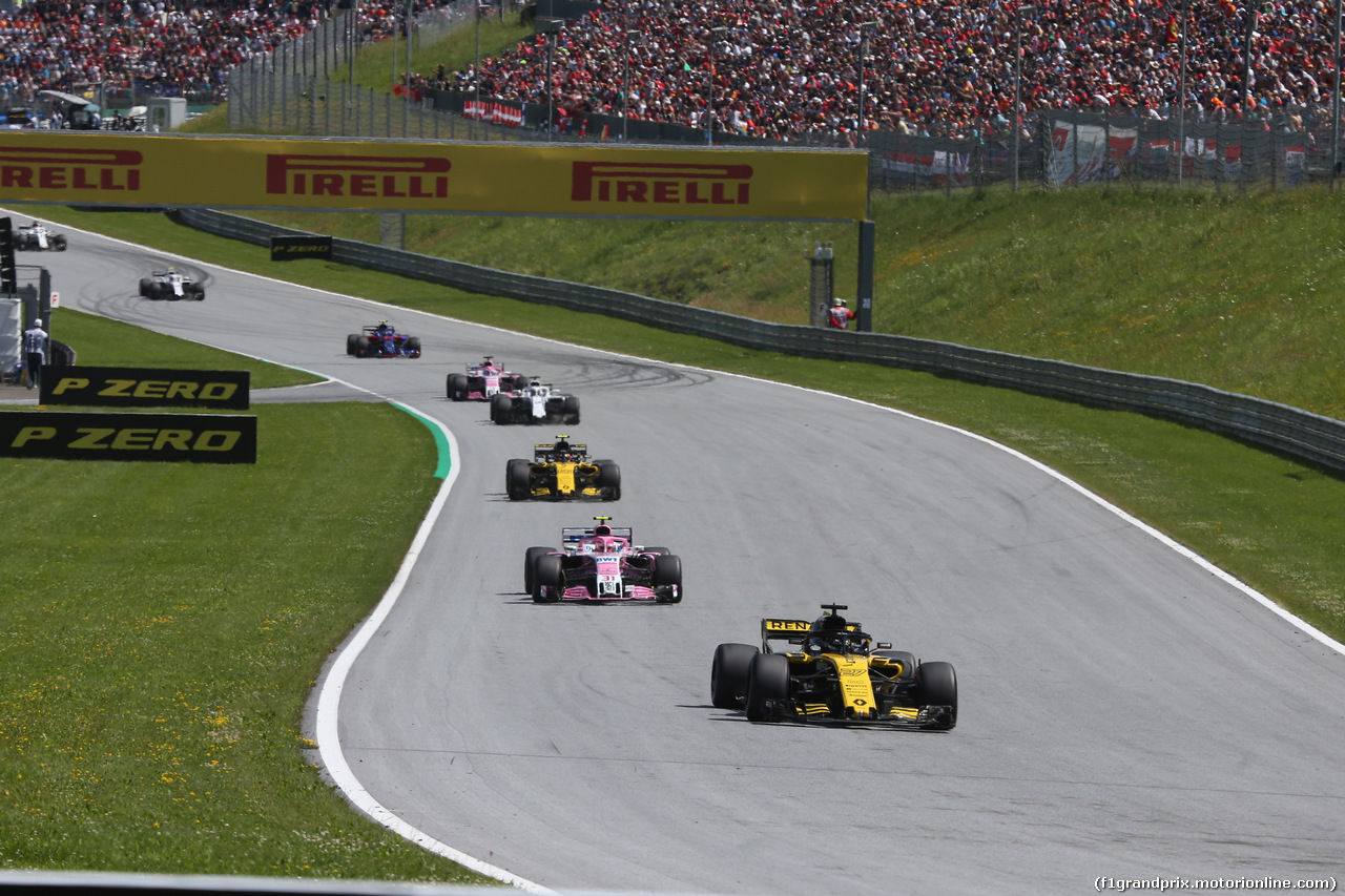 GP AUSTRIA, 01.07.2018- race, Nico Hulkenberg (GER) Renault Sport F1 Team RS18