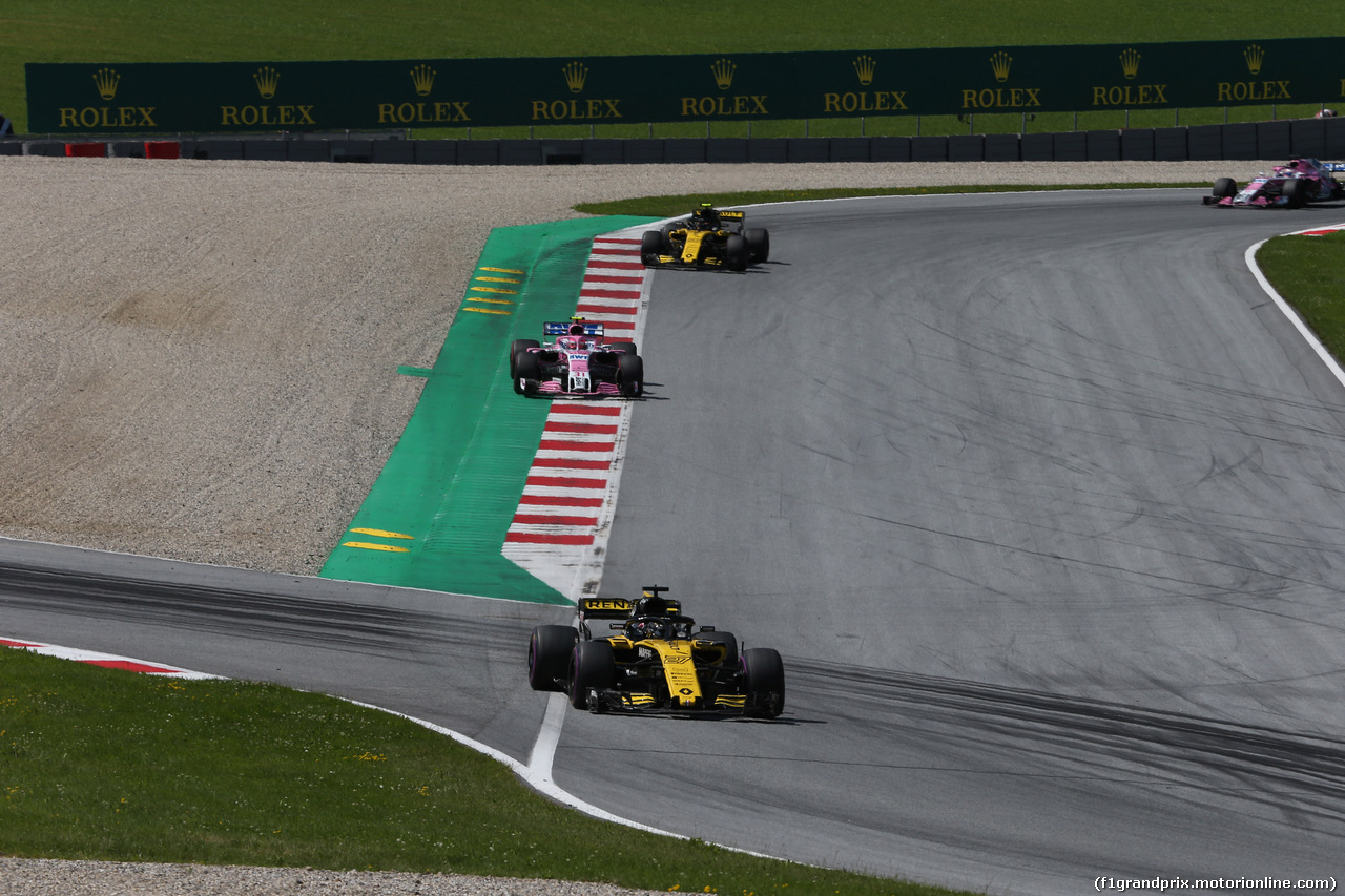 GP AUSTRIA, 01.07.2018- race, Nico Hulkenberg (GER) Renault Sport F1 Team RS18