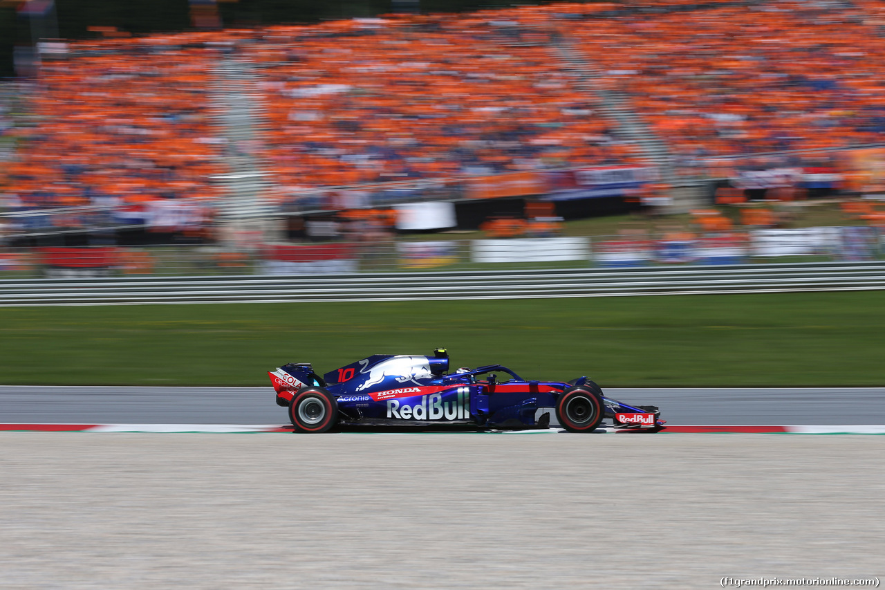 GP AUSTRIA, 01.07.2018- race, Pierre Gasly (FRA) Scuderia Toro Rosso STR13