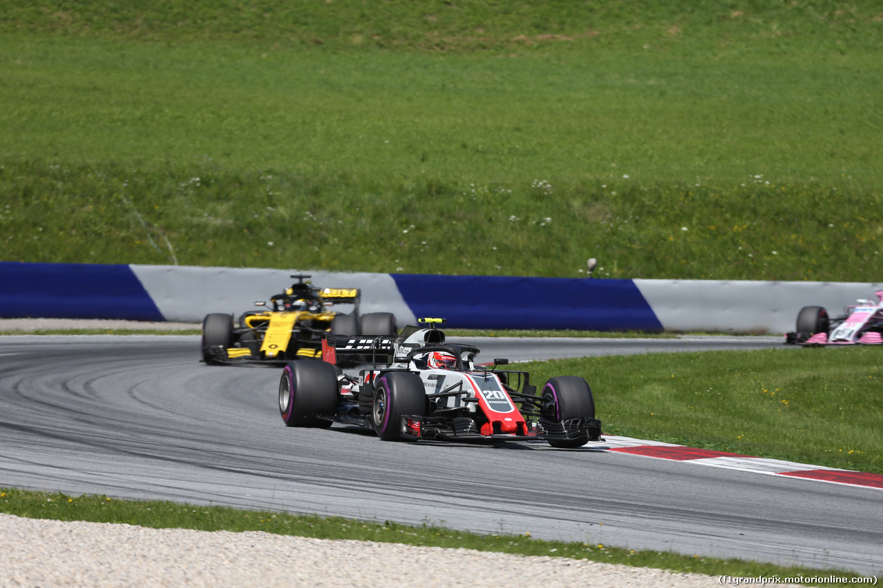 GP AUSTRIA, 01.07.2018- race, Kevin Magnussen (DEN) Haas F1 Team VF-18