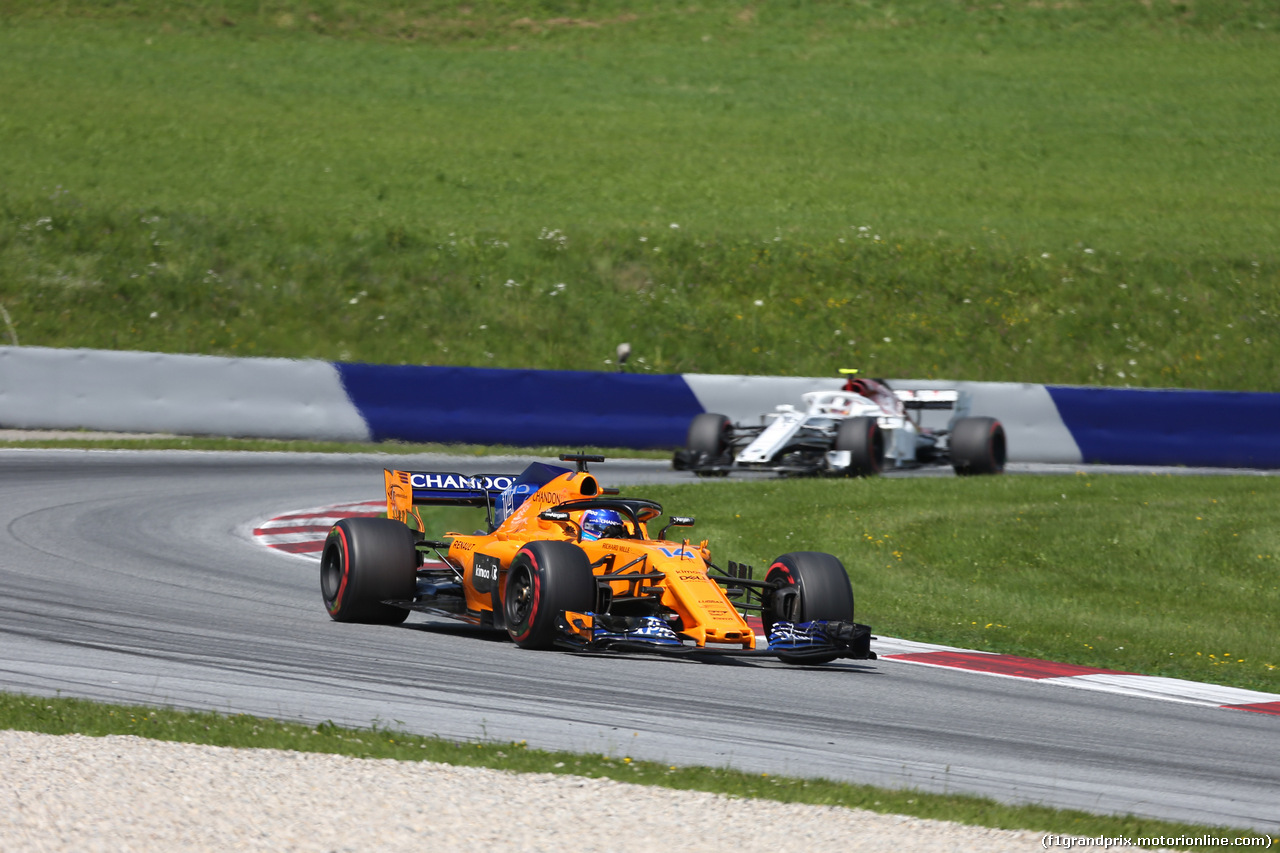 GP AUSTRIA, 01.07.2018- race, Fernando Alonso (ESP) McLaren Renault MCL33