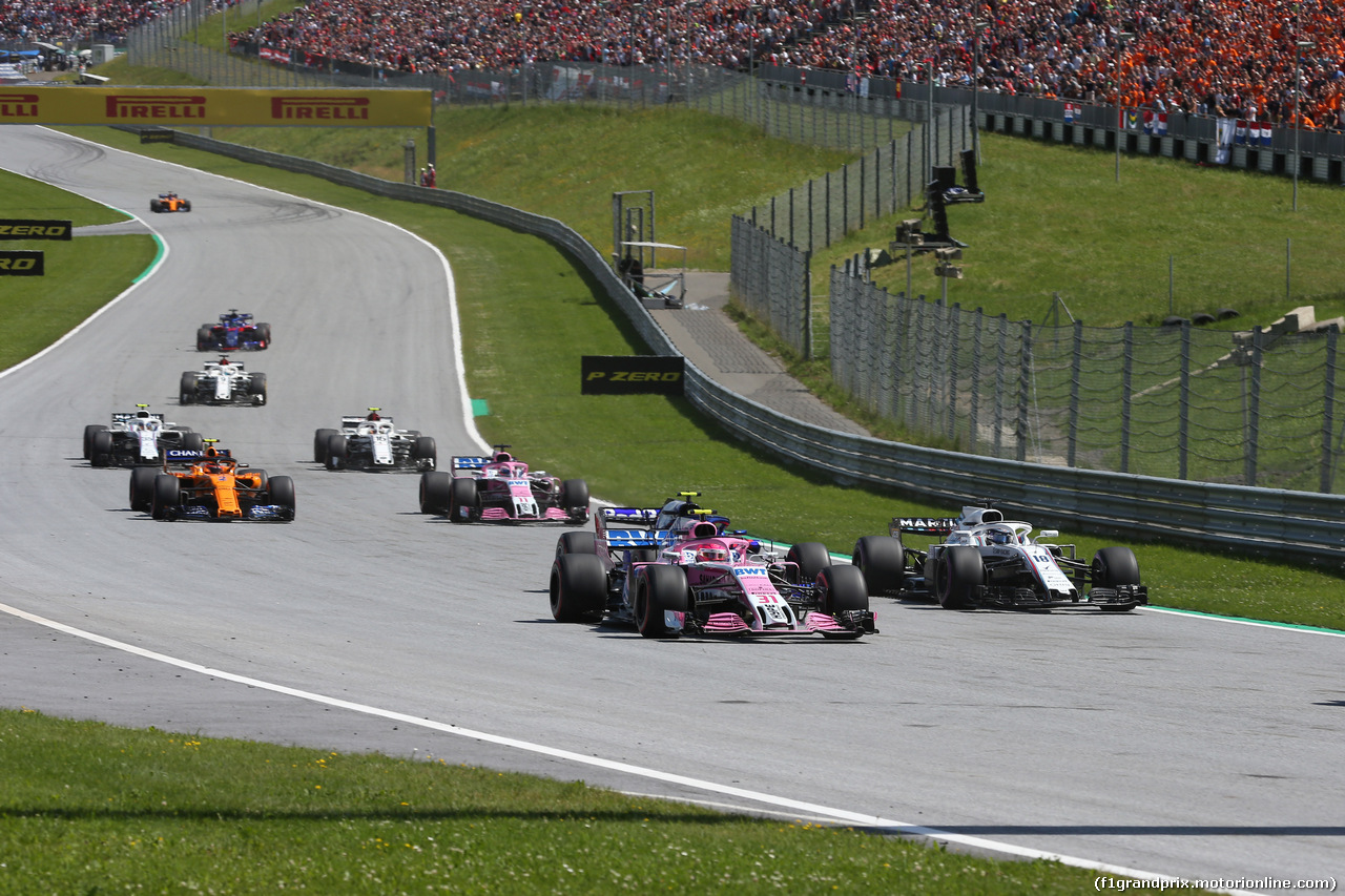 GP AUSTRIA, 01.07.2018- The Start of the race