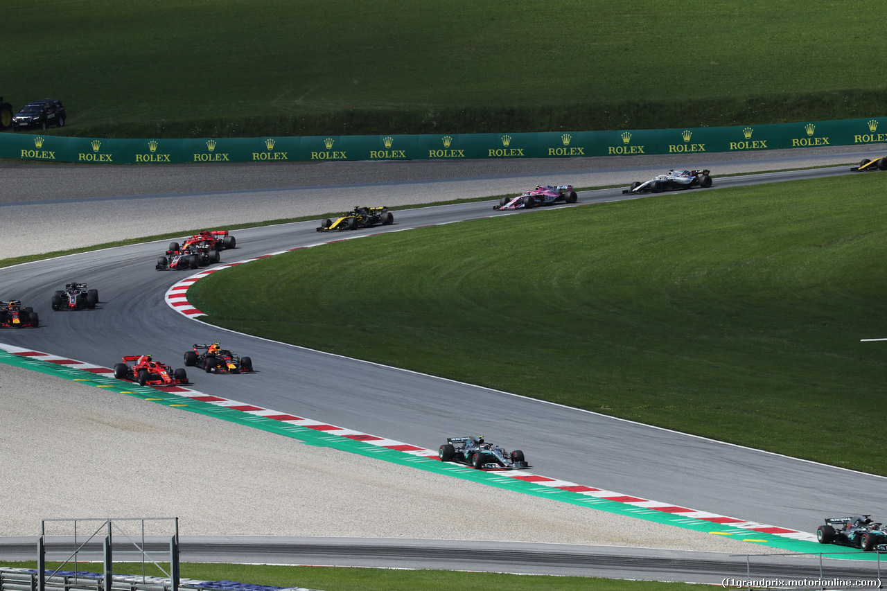 GP AUSTRIA, 01.07.2018- race, Valtteri Bottas (FIN) Mercedes AMG F1 W09