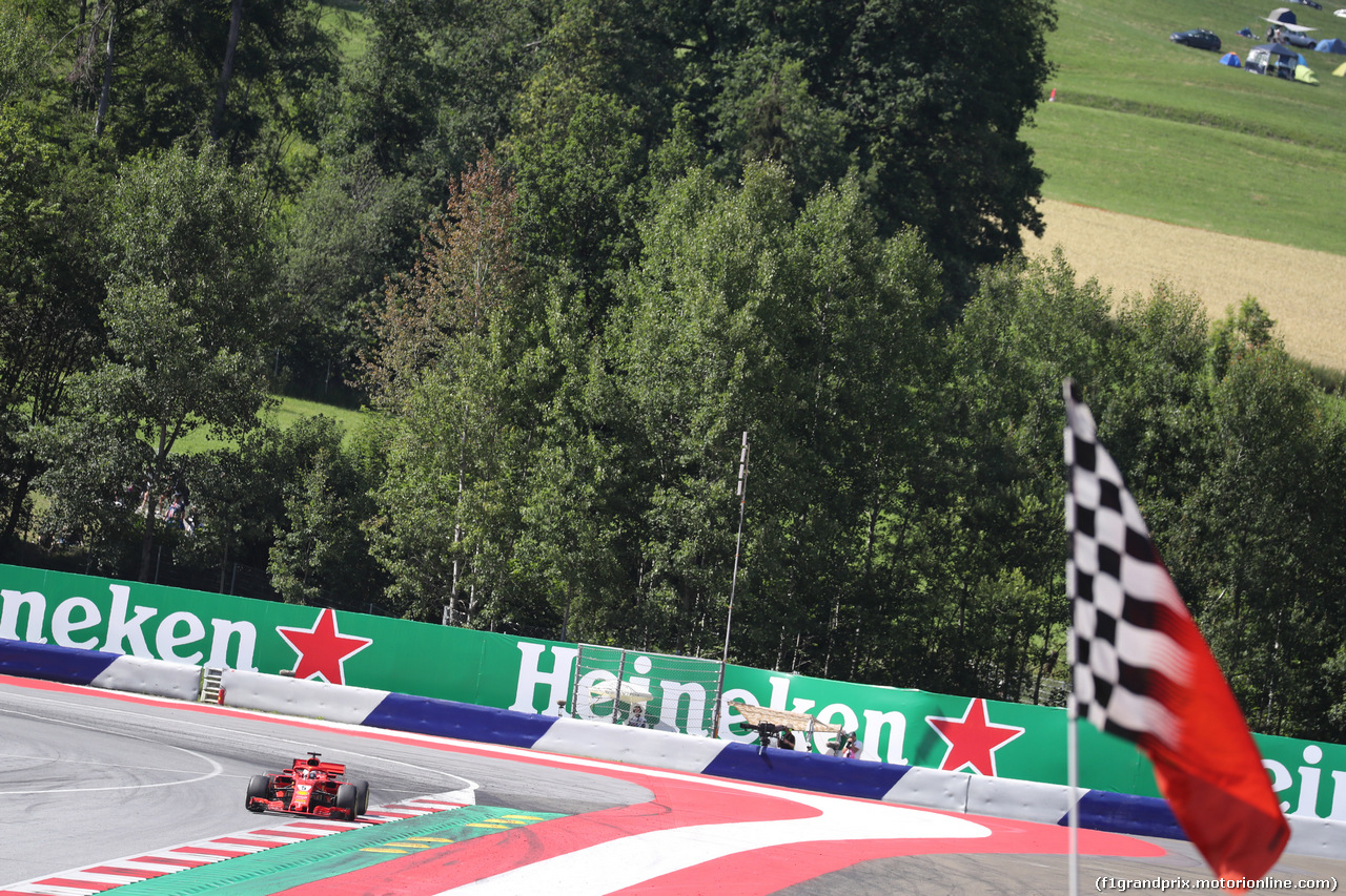 GP AUSTRIA, 01.07.2018- race, Sebastian Vettel (GER) Ferrari SF71H