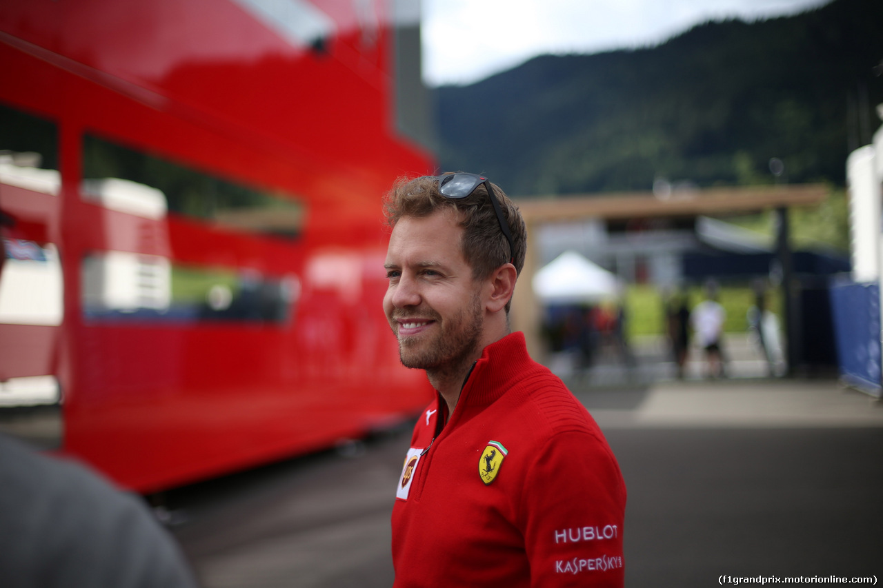 GP AUSTRIA, 28.06.2018- Sebastian Vettel (GER) Ferrari SF71H