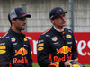 GP AUSTRIA, 28.06.2018- Max Verstappen (NED) Red Bull Racing RB14 e Daniel Ricciardo (AUS) Red Bull Racing RB14