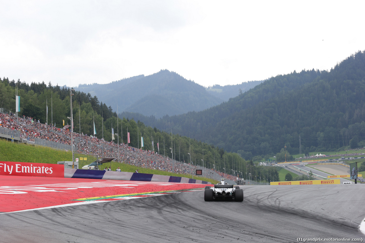 GP AUSTRIA, 30.06.2018- Prove Libere 3, Valtteri Bottas (FIN) Mercedes AMG F1 W09