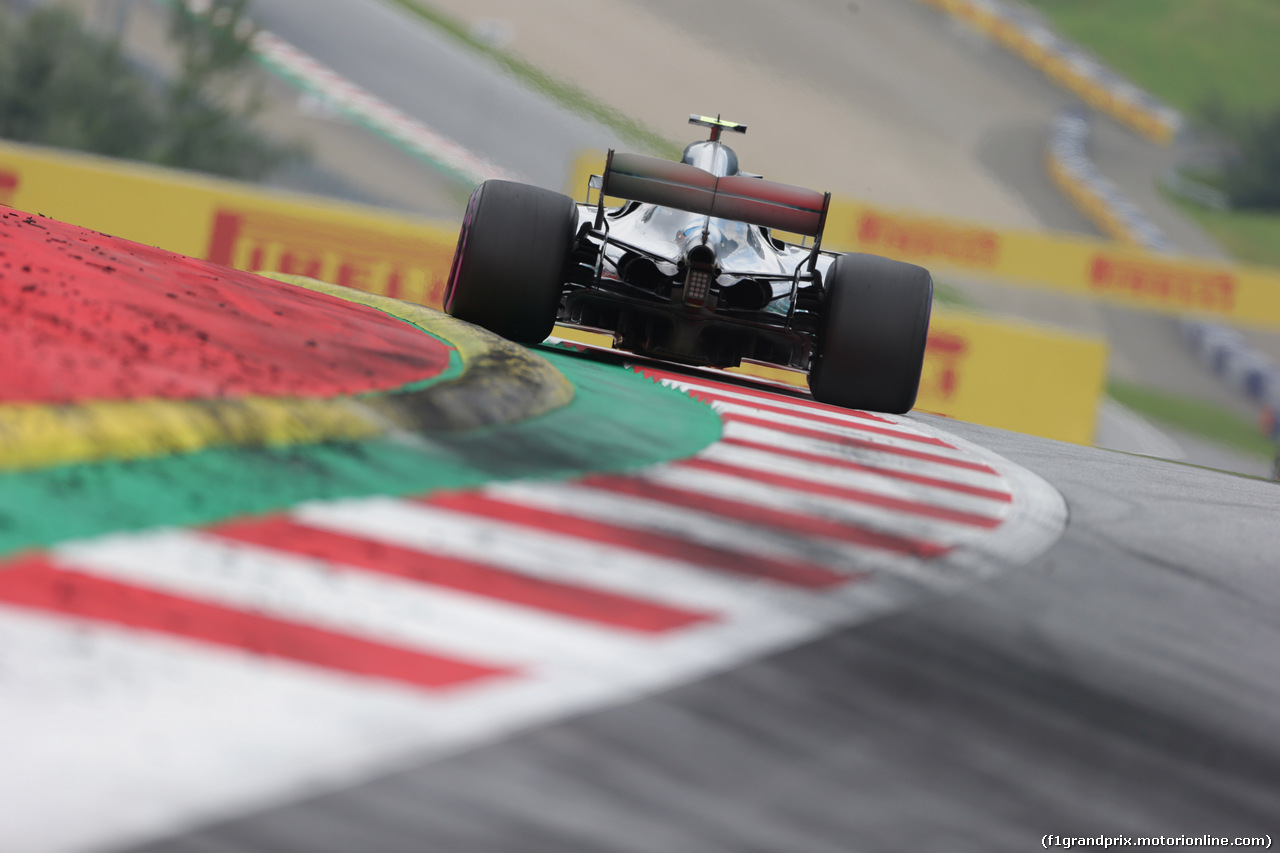 GP AUSTRIA, 30.06.2018- Prove Libere 3, Valtteri Bottas (FIN) Mercedes AMG F1 W09