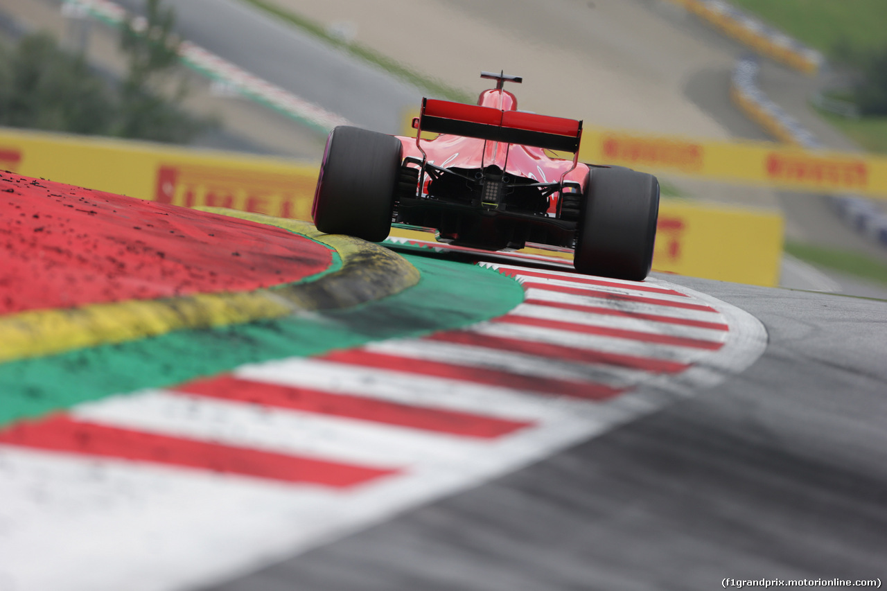 GP AUSTRIA, 30.06.2018- Prove Libere 3, Sebastian Vettel (GER) Ferrari SF71H