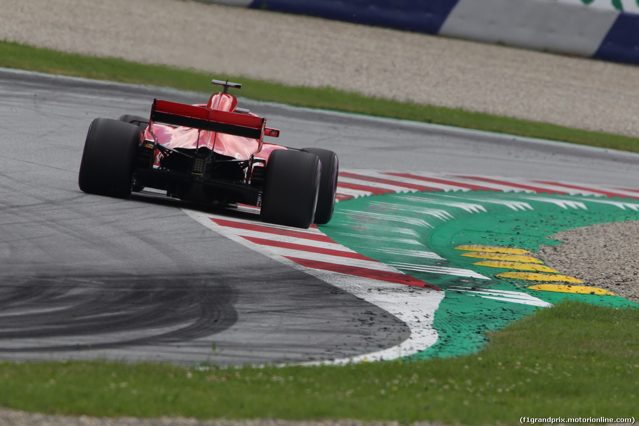 GP AUSTRIA, 30.06.2018- Prove Libere 3, Sebastian Vettel (GER) Ferrari SF71H
