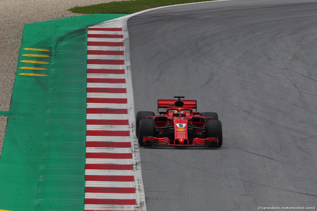 GP AUSTRIA, 30.06.2018- Prove Libere 3, Sebastian Vettel (GER) Ferrari SF71H