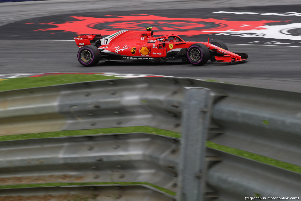 GP AUSTRIA, 30.06.2018- Prove Libere 3, Kimi Raikkonen (FIN) Ferrari SF71H