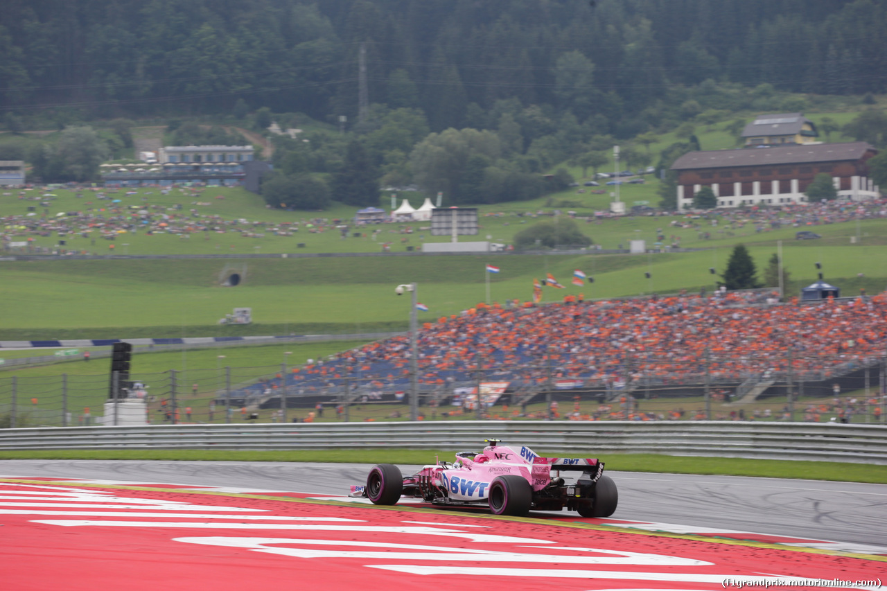 GP AUSTRIA, 30.06.2018- Prove Libere 3, Esteban Ocon (FRA) Sahara Force India F1 VJM11