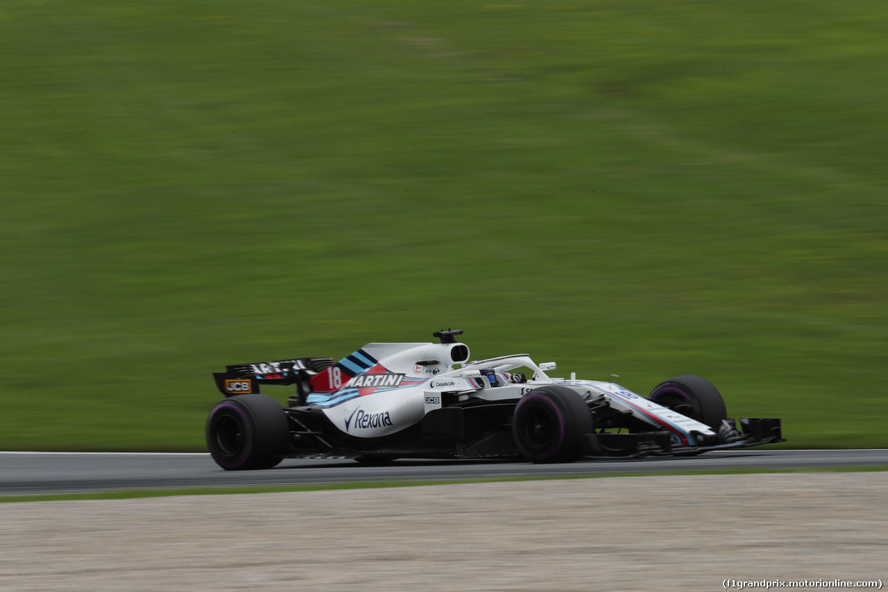 GP AUSTRIA, 30.06.2018- Prove Libere 3, Lance Stroll (CDN) Williams FW41