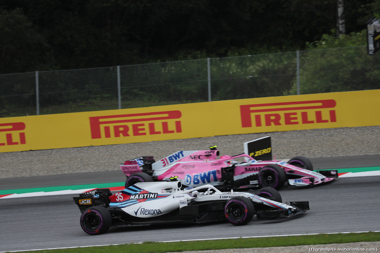 GP AUSTRIA, 30.06.2018- Prove Libere 3, Sergej Sirotkin (RUS) Williams F1 Team FW41