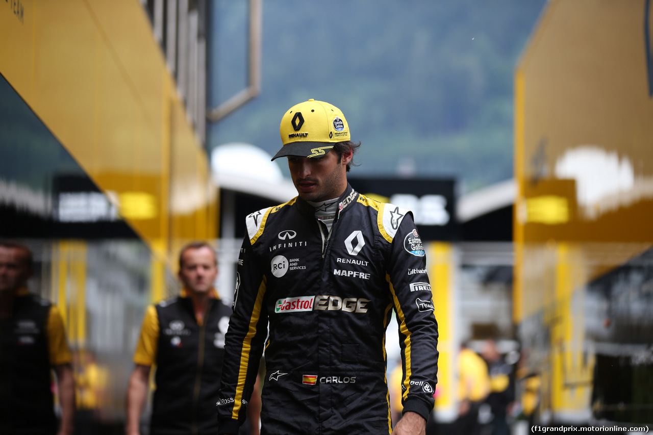 GP AUSTRIA, 30.06.2018- Prove Libere 3, Carlos Sainz Jr (ESP) Renault Sport F1 Team RS18