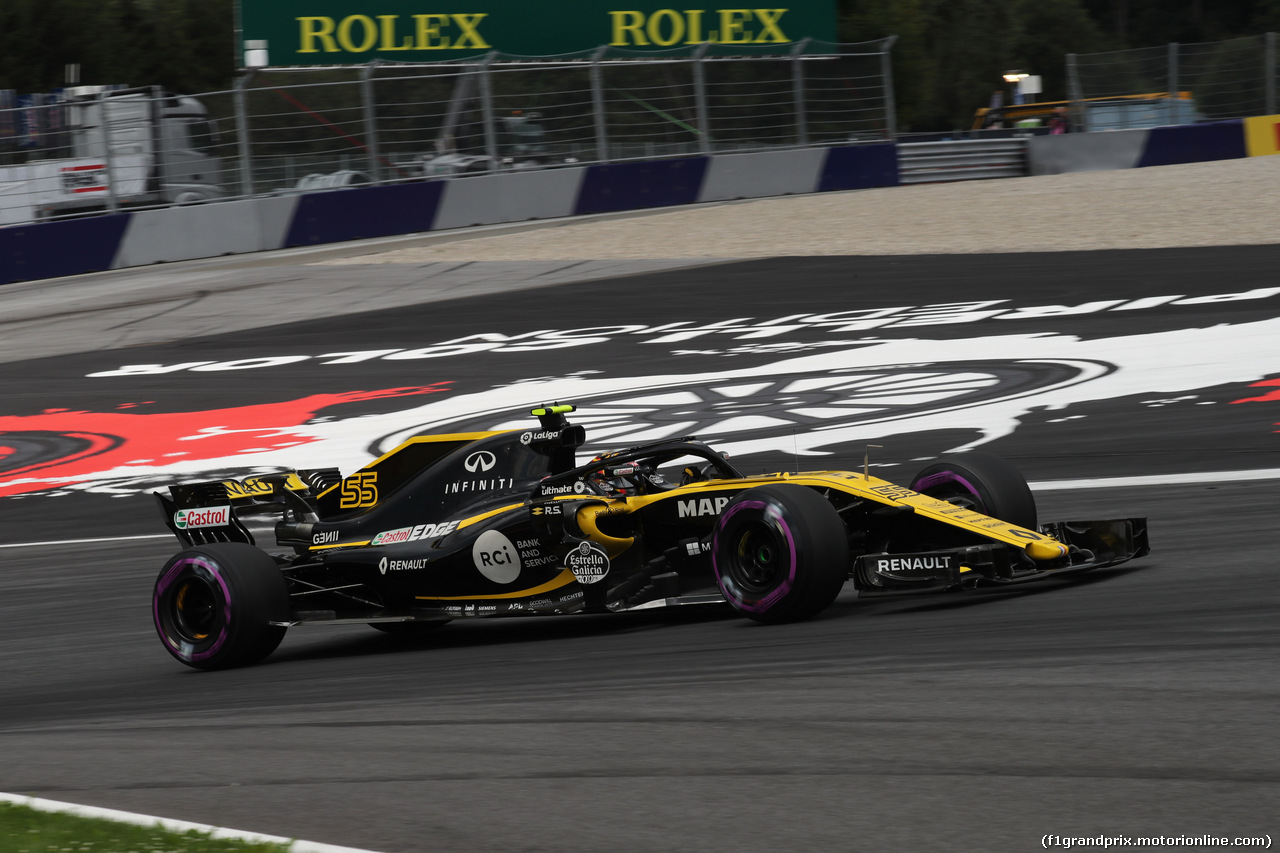 GP AUSTRIA, 30.06.2018- Prove Libere 3, Carlos Sainz Jr (ESP) Renault Sport F1 Team RS18