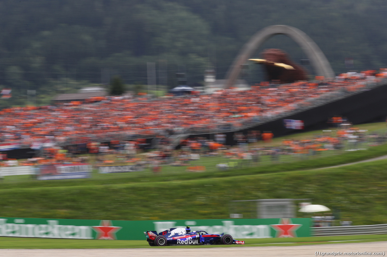 GP AUSTRIA, 30.06.2018- Prove Libere 3, Pierre Gasly (FRA) Scuderia Toro Rosso STR13