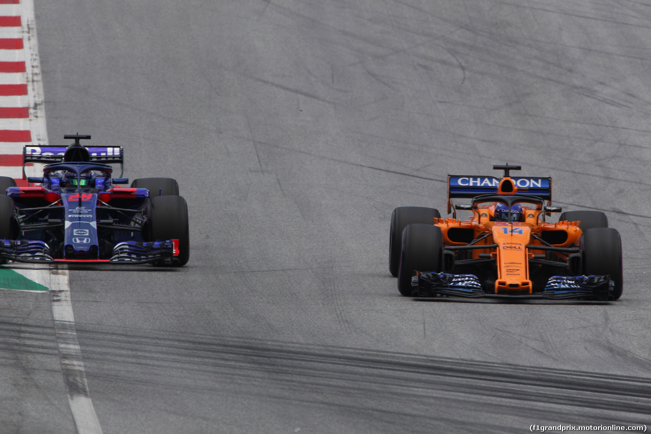 GP AUSTRIA, 30.06.2018- Prove Libere 3, Fernando Alonso (ESP) McLaren Renault MCL33