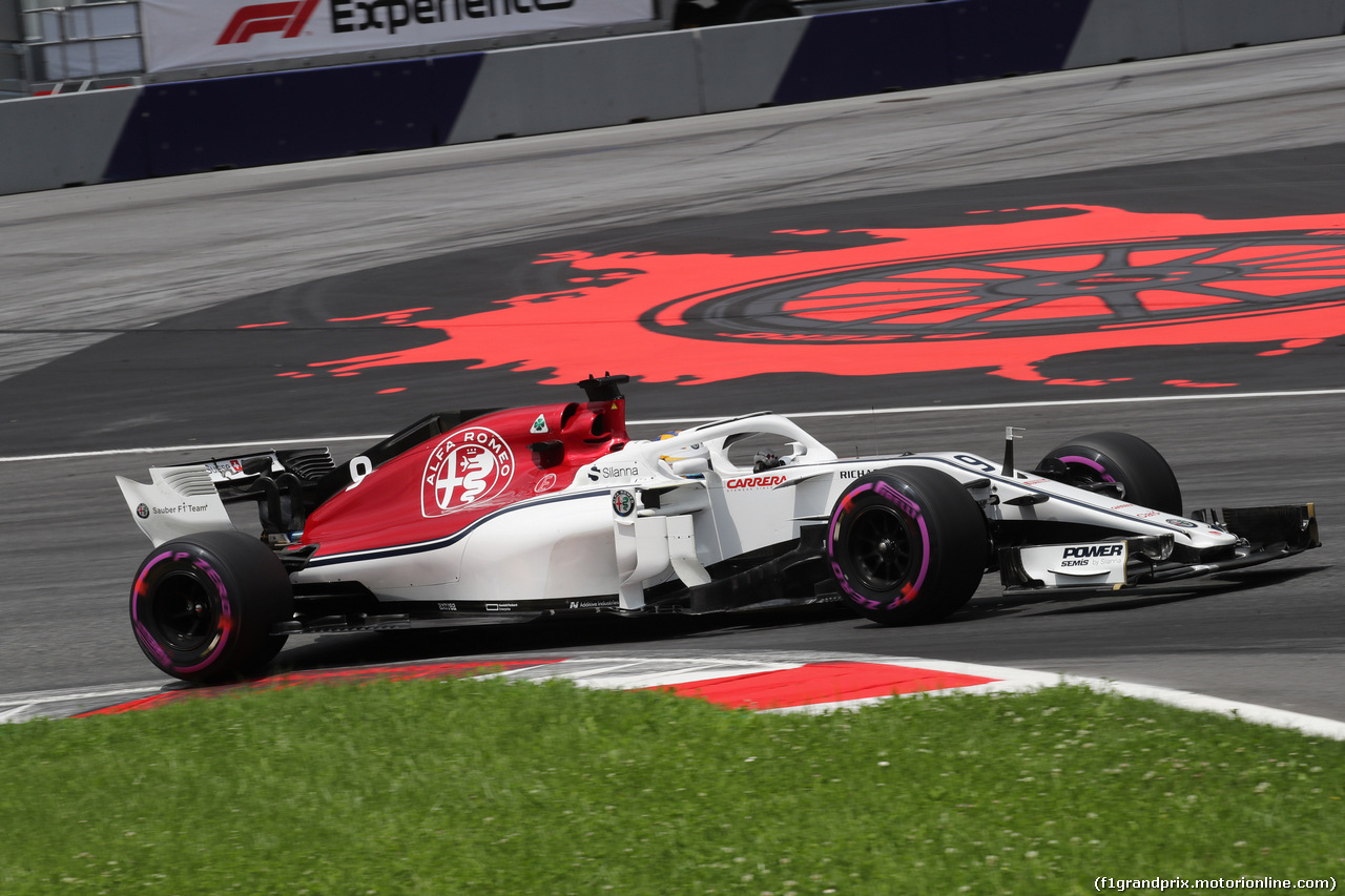 GP AUSTRIA, 30.06.2018- Prove Libere 3, Marcus Ericsson (SUE) Alfa Romeo Sauber C37