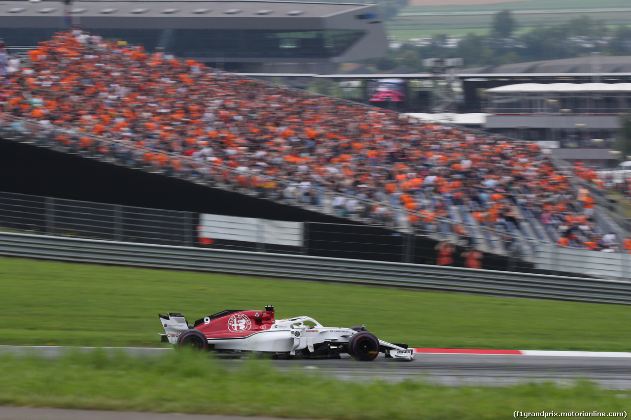 GP AUSTRIA, 30.06.2018- Prove Libere 3, Marcus Ericsson (SUE) Alfa Romeo Sauber C37