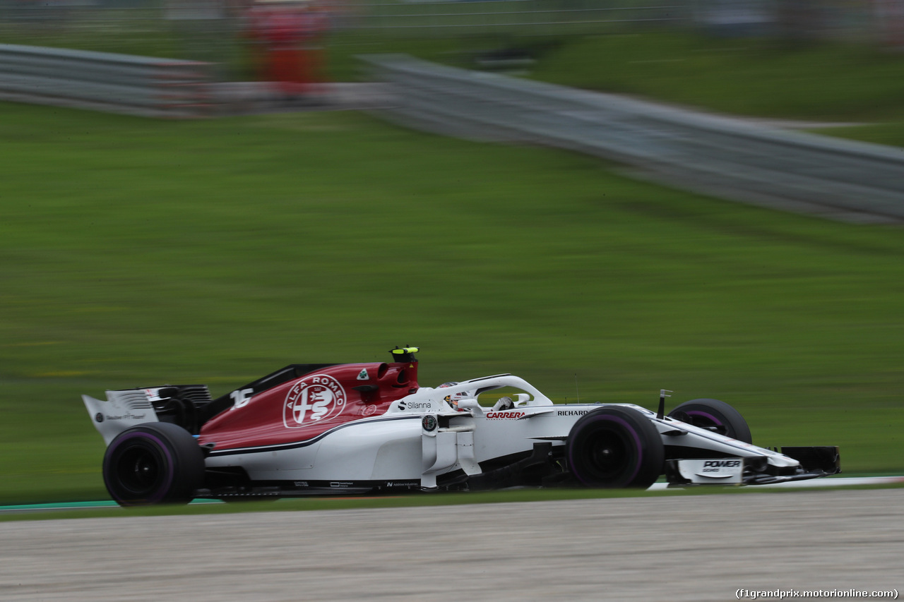GP AUSTRIA, 30.06.2018- Prove Libere 3, Charles Leclerc (GER) Alfa Romeo Sauber C37