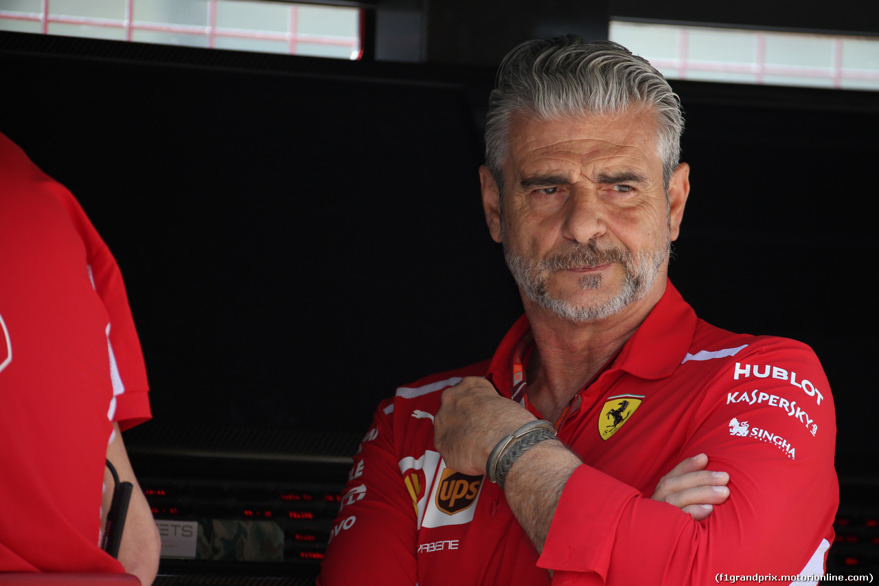 GP AUSTRIA, 30.06.2018- Prove Libere 3, Maurizio Arrivabene (ITA) Ferrari Team Principal