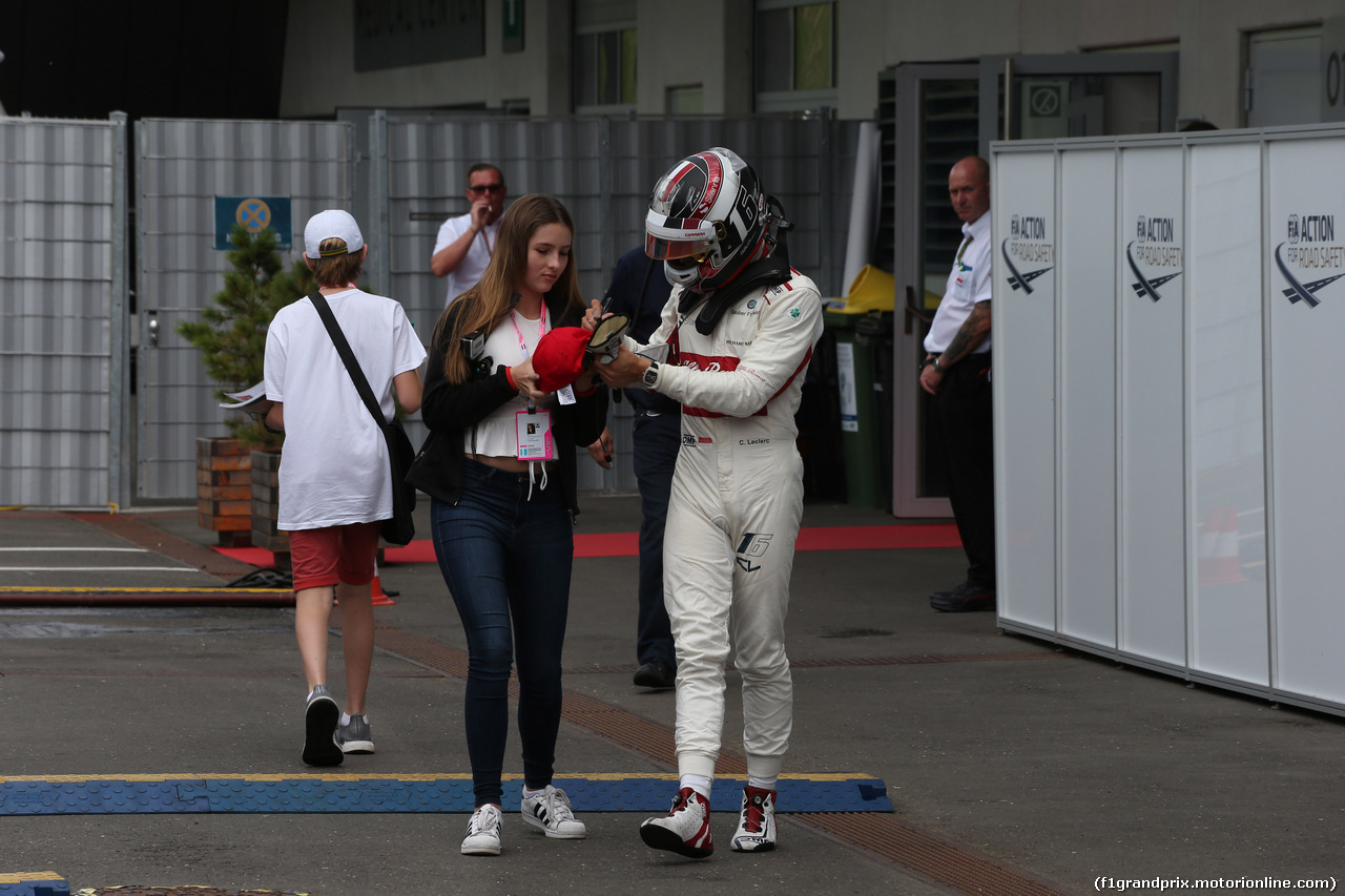 GP AUSTRIA, 30.06.2018- Charles Leclerc (GER) Alfa Romeo Sauber C37