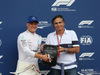 GP AUSTRIA, 30.06.2018- Qualifiche, Festeggiamenti in parc fermee, Pirelli pole position award Valtteri Bottas (FIN) Mercedes AMG F1 W09 with Nelson Piquet (BRA) Former F1 Driver